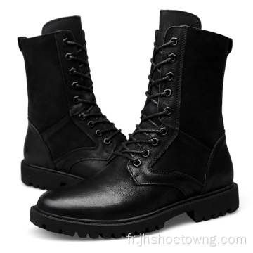 Bottes de combat pour hommes hiver chaud